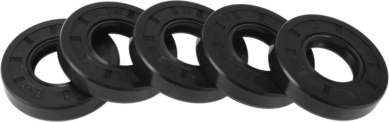HEROFFIX 5 Pcs Rotary Shaft Seal High Pressure Oil Seal 25x52x10mm Black Nitrile 70 Durometer Rubber - Image 1